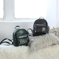 PU LEATHER ALLIGATOR PRINT BACKPACK Lavender Tartarus