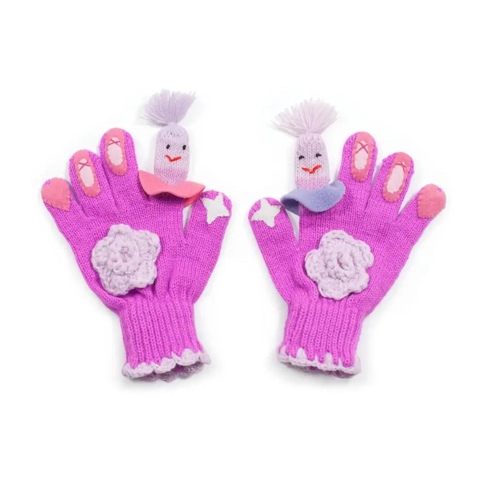 Ballerina Gloves Magenta Ash
