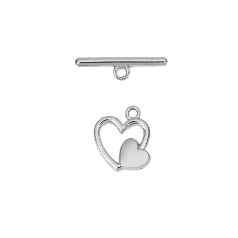 5sets PVD Never Fade Stainless Steel OT Clasps Toggle Bracelet Hooks End Necklace Connectors ForDiy Jewelry Making Accessories Subohmontaser