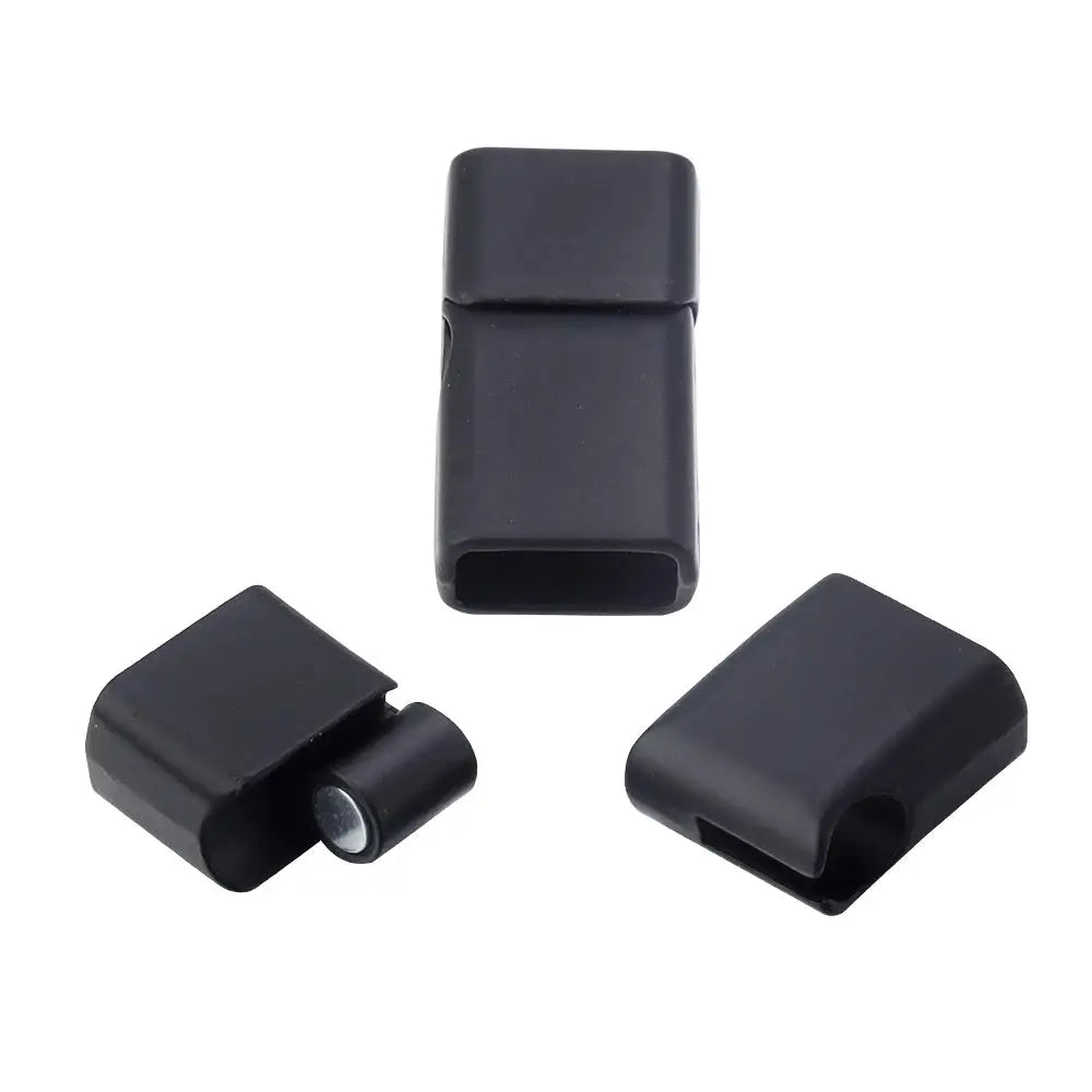5Pcs Alloy Magnetic Clasps Round Square Corners Leather Cord End Clasp Connectors For DIY Jewelry Making Bracelet Accessories Subohmontaser