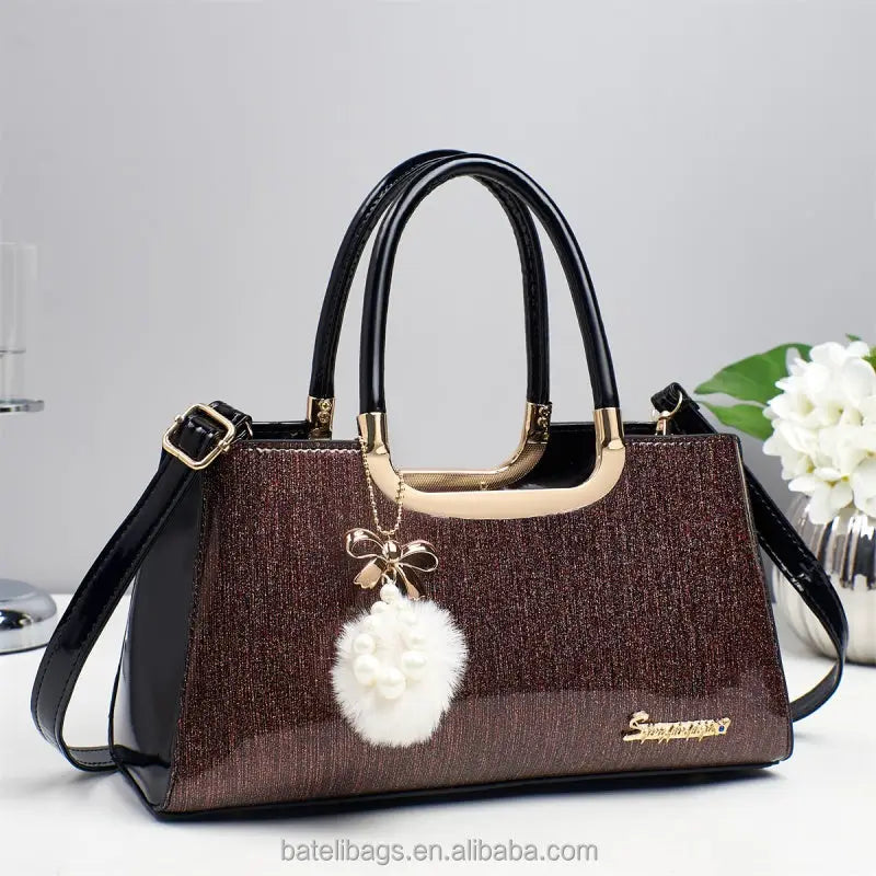 Women's Leather Handbag Jade Lemon