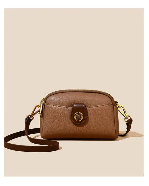 Comfy Soft Leather Women's Bag - Spring Summer New Flip Zipper Fashion Jade Lemon