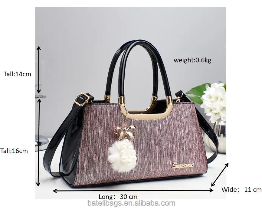 Women's Leather Handbag Jade Lemon