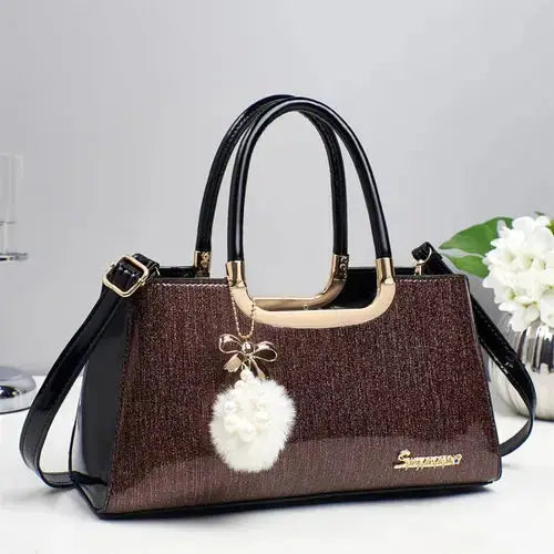 Women's Leather Handbag Jade Lemon