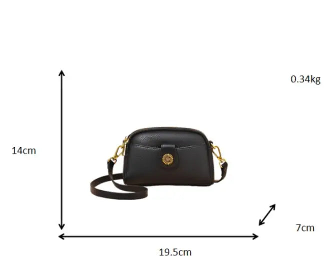 Comfy Soft Leather Women's Bag - Spring Summer New Flip Zipper Fashion Jade Lemon