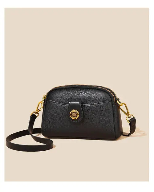 Comfy Soft Leather Women's Bag - Spring Summer New Flip Zipper Fashion Jade Lemon