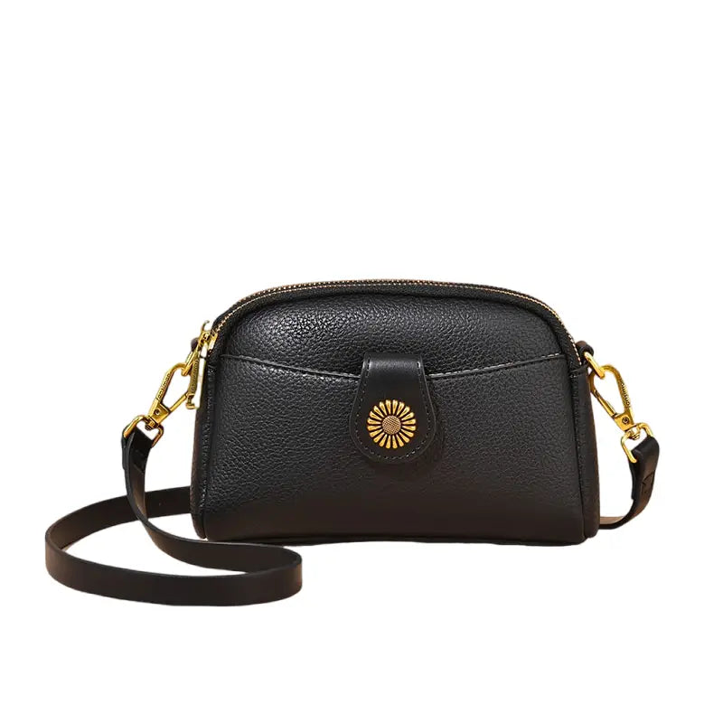 Comfy Soft Leather Women's Bag - Spring Summer New Flip Zipper Fashion Jade Lemon