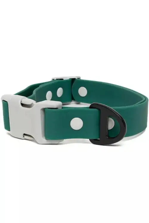 Siberian Spruce Waterproof Dog Collar Burgundy Perses