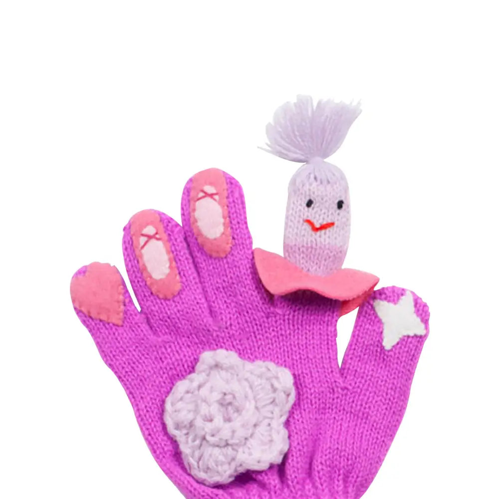 Ballerina Gloves Magenta Ash
