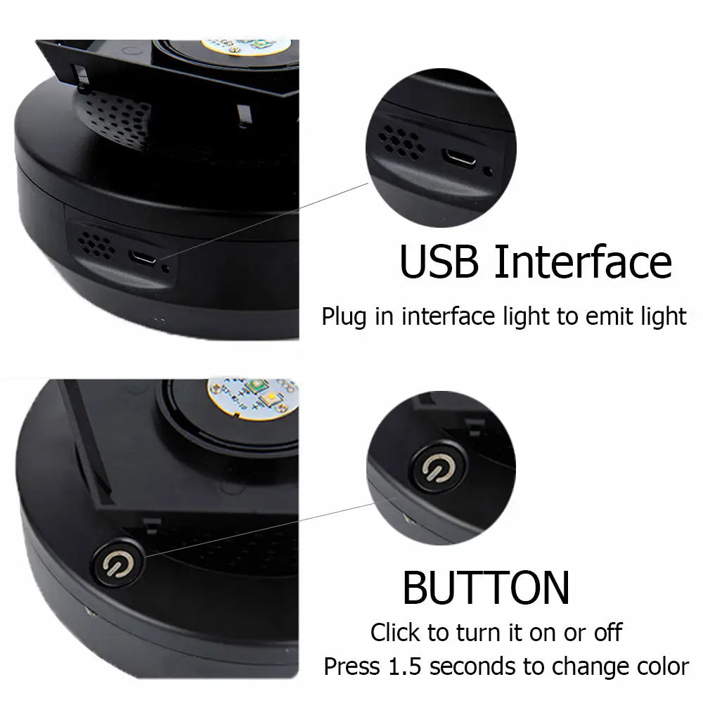 Sky Projector Star Light Projector Starry LED Galaxy Lamp Teal Simba