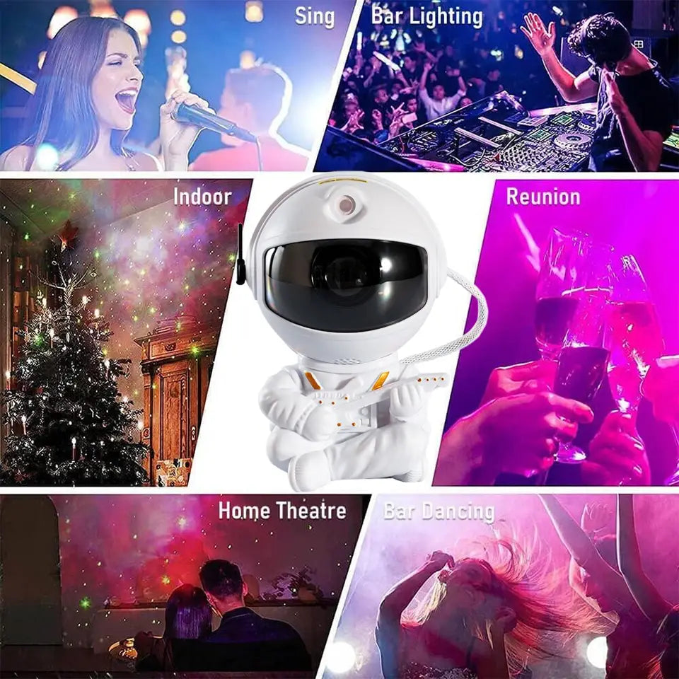 New Astronaut Projector Starry Sky Galaxy Stars Night Light Lilac Milo