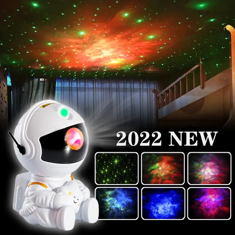 New Astronaut Projector Starry Sky Galaxy Stars Night Light Lilac Milo