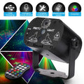 Mini RGB Disco Light LED Laser Stage Projector Teal Simba