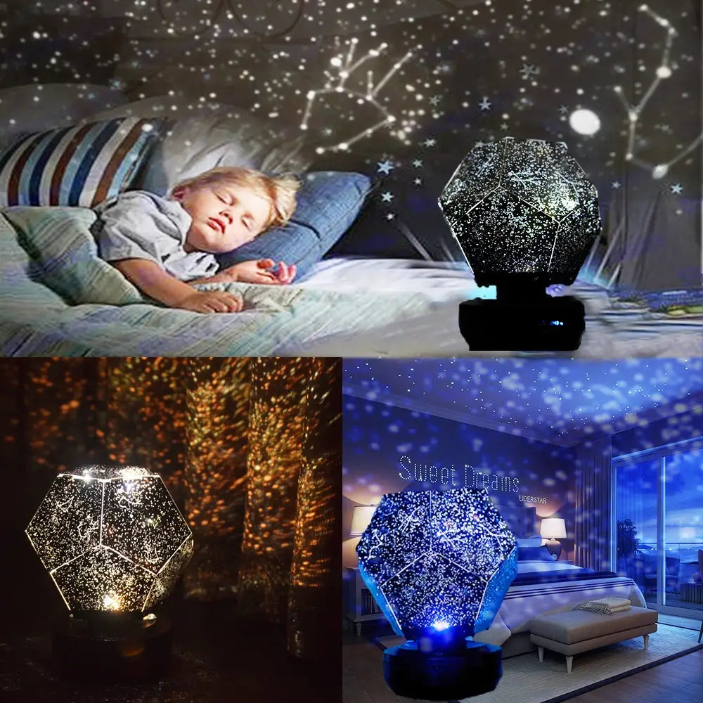 Sky Projector Star Light Projector Starry LED Galaxy Lamp Teal Simba