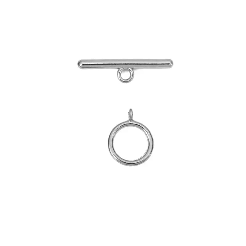 5sets PVD Never Fade Stainless Steel OT Clasps Toggle Bracelet Hooks End Necklace Connectors ForDiy Jewelry Making Accessories Subohmontaser